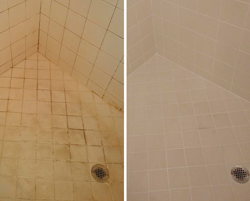 Shower Restored by Our Tile and Grout Cleaners in Spanaway, WA