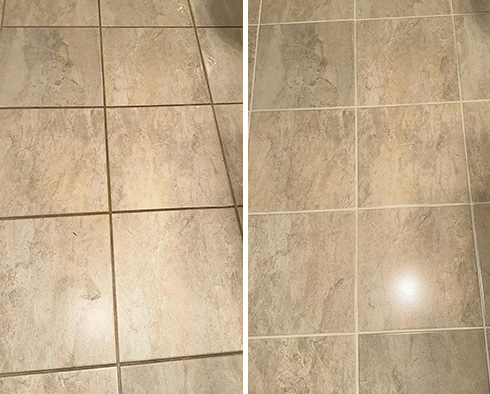 Floor Restored by Our Tile and Grout Cleaners in Federal Way, WA